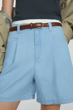Shorts rectos tiro medio de Mango en Shorts para argentina