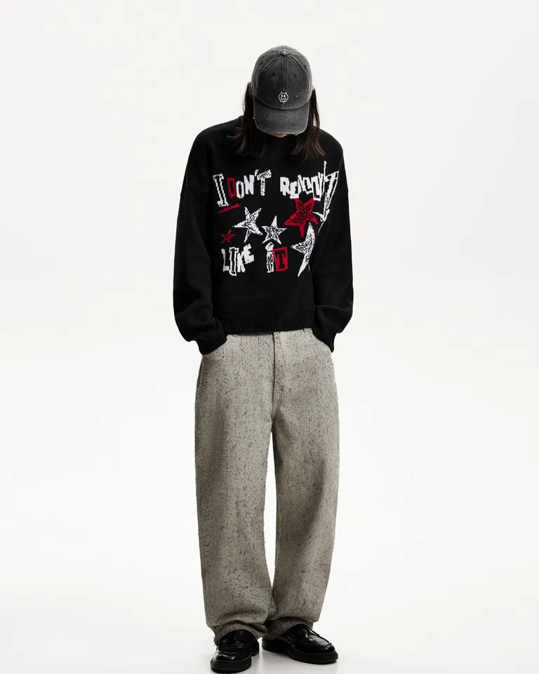 Sweater boxy jacquard de Bershka en Buzos y Sweaters para argentina