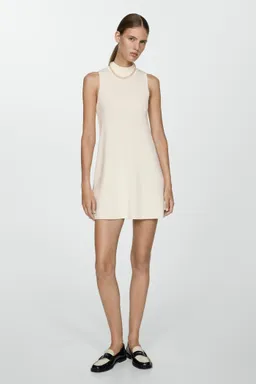 Vestido punto cuello perkins de Mango en Vestidos para argentina