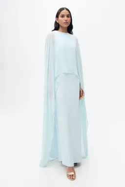 Capa larga semitransparente de Mango en Capas y Ponchos para argentina