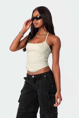 Corset emmeline con cordones de Edikted en Tops para argentina