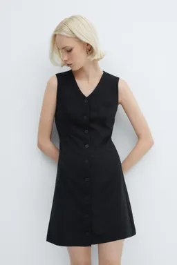 Vestido corto con botones de Mango en Vestidos para argentina