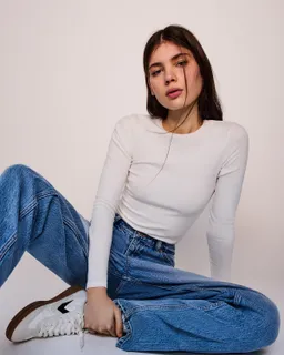 Jeans mom tiro alto confort de Bershka en Pantalones para argentina
