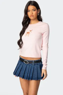 Top manga larga moño bambi de Edikted en Tops para argentina