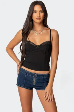 Corset coryn con encaje de Edikted en Ropa Interior y Medias para argentina