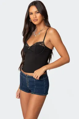 Corset coryn con encaje de Edikted en Ropa Interior y Medias para argentina