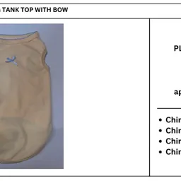 Musculosa pawfect para perro de Edikted en Tops para argentina