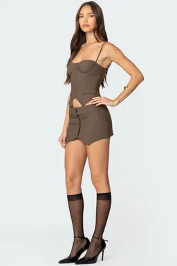 Corset abotonado ellis de Edikted en Tops para argentina