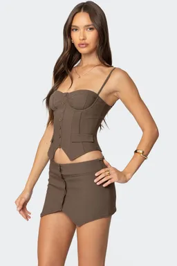 Corset abotonado ellis de Edikted en Tops para argentina