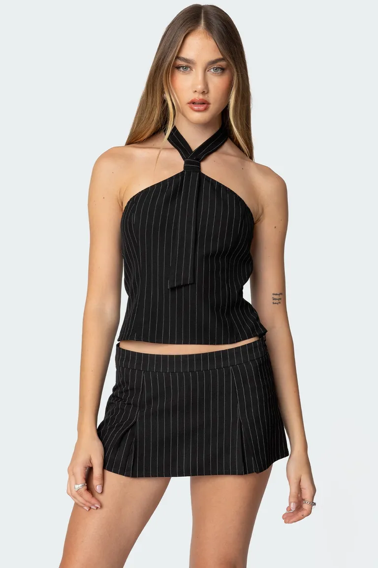 Karine halter rayas de Edikted en Tops para argentina