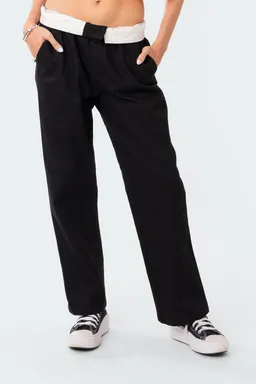 Pantalón chino pierna ancha de Edikted en Pantalones para argentina