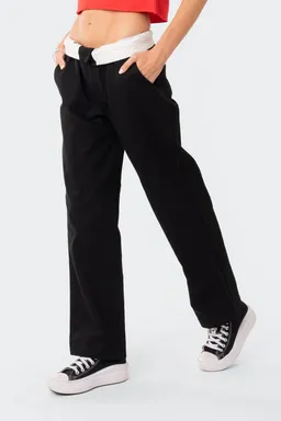 Pantalón chino pierna ancha de Edikted en Pantalones para argentina