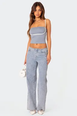 Musculosa con tiras yang de Edikted en Tops para argentina