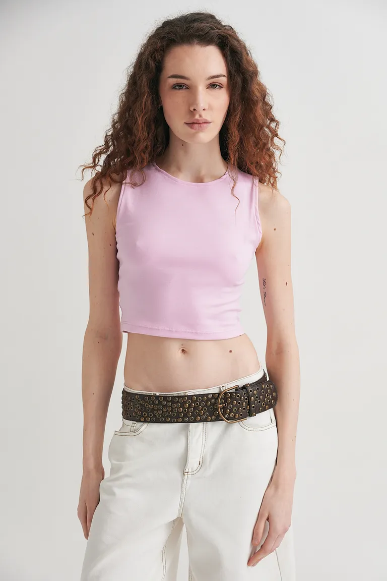 Top sin mangas de diseño clásico y ajuste cómodo de Sweet en Tops para argentina