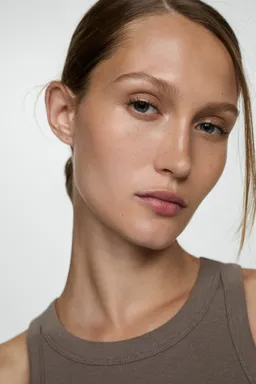 Top canalé algodón de Mango en Tops para argentina