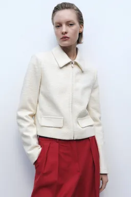 Chaqueta mezcla algodón solapas de Mango en Chaquetas para argentina