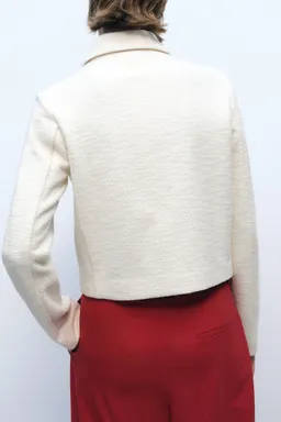 Chaqueta mezcla algodón solapas de Mango en Chaquetas para argentina