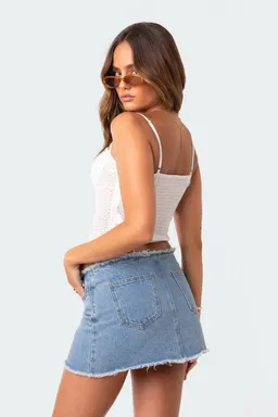 Corset tabi encaje algodón de Edikted en Tops para argentina