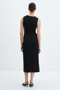 Vestido algodón con nudo de Mango en Vestidos para argentina