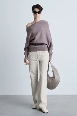 Sweater asimétrico mezcla lana de Mango en Buzos y Sweaters para argentina