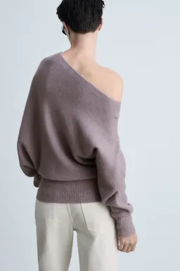 Sweater asimétrico mezcla lana de Mango en Buzos y Sweaters para argentina