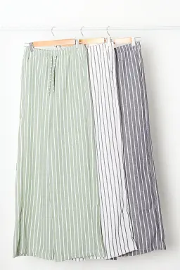 Pantalon lino rayado dona de Newliza en Pantalones para argentina