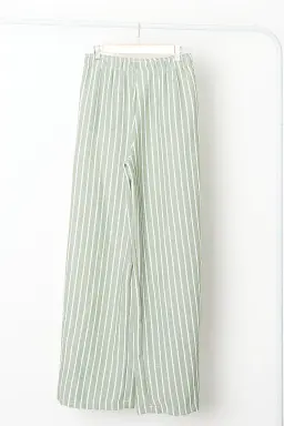 Pantalon lino rayado dona de Newliza en Pantalones para argentina