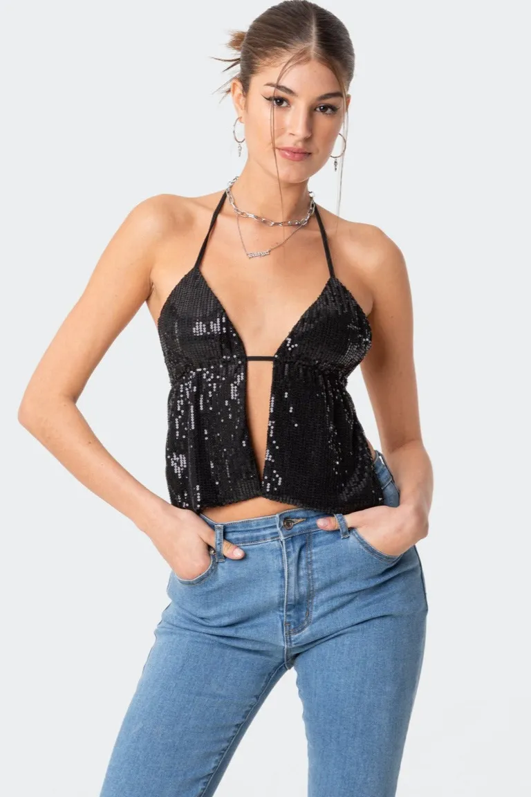 Top estelle lentejuelas de Edikted en Tops para argentina