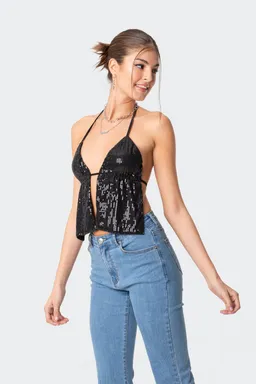 Top estelle lentejuelas de Edikted en Tops para argentina