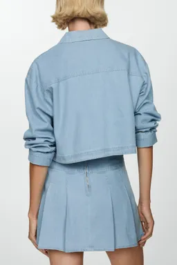 Minifalda denim con tablas de Mango en Faldas para argentina