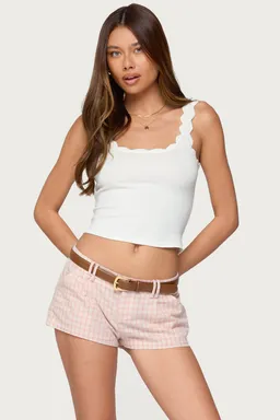 Musculosa tejida melena de Edikted en Tops para argentina