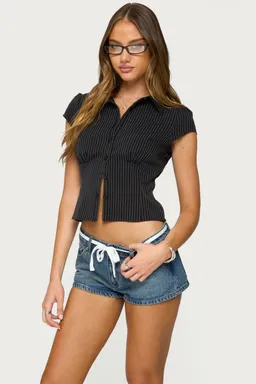 Camisa juney rayas entallada de Edikted en Camisas para argentina