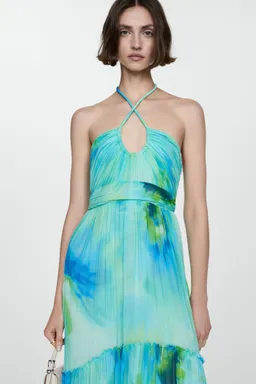 Vestido halter estampado de Mango en Vestidos para argentina