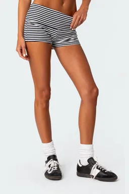 Short rayado con doblez de Edikted en Shorts para argentina
