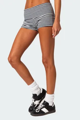 Short rayado con doblez de Edikted en Shorts para argentina
