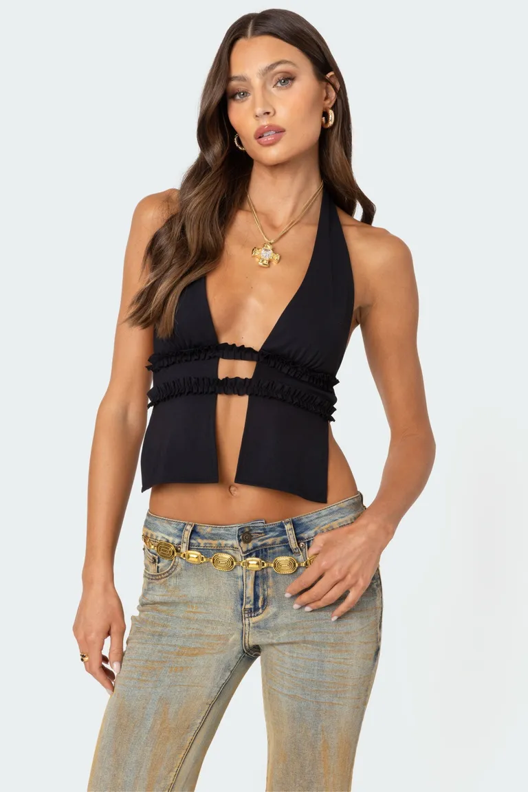 Halter luma espalda descubierta de Edikted en Tops para argentina