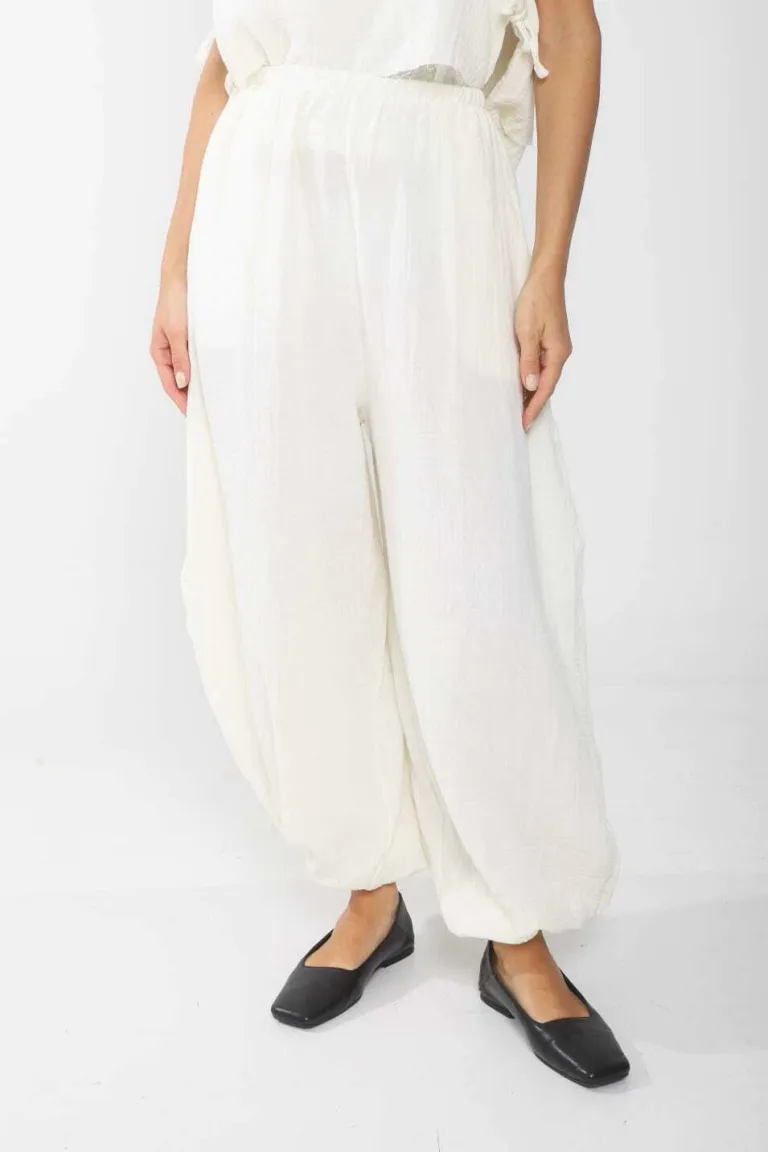 Pantalón holgado y cómodo de estilo casual para mujer de Belle en Pantalones para argentina