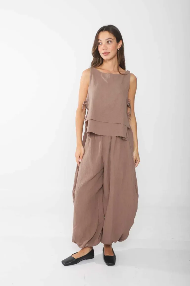 Pantalón holgado y cómodo de estilo casual para mujer de Belle en Pantalones para argentina