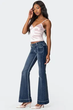 Musculosa satinada amelie de Edikted en Tops para argentina