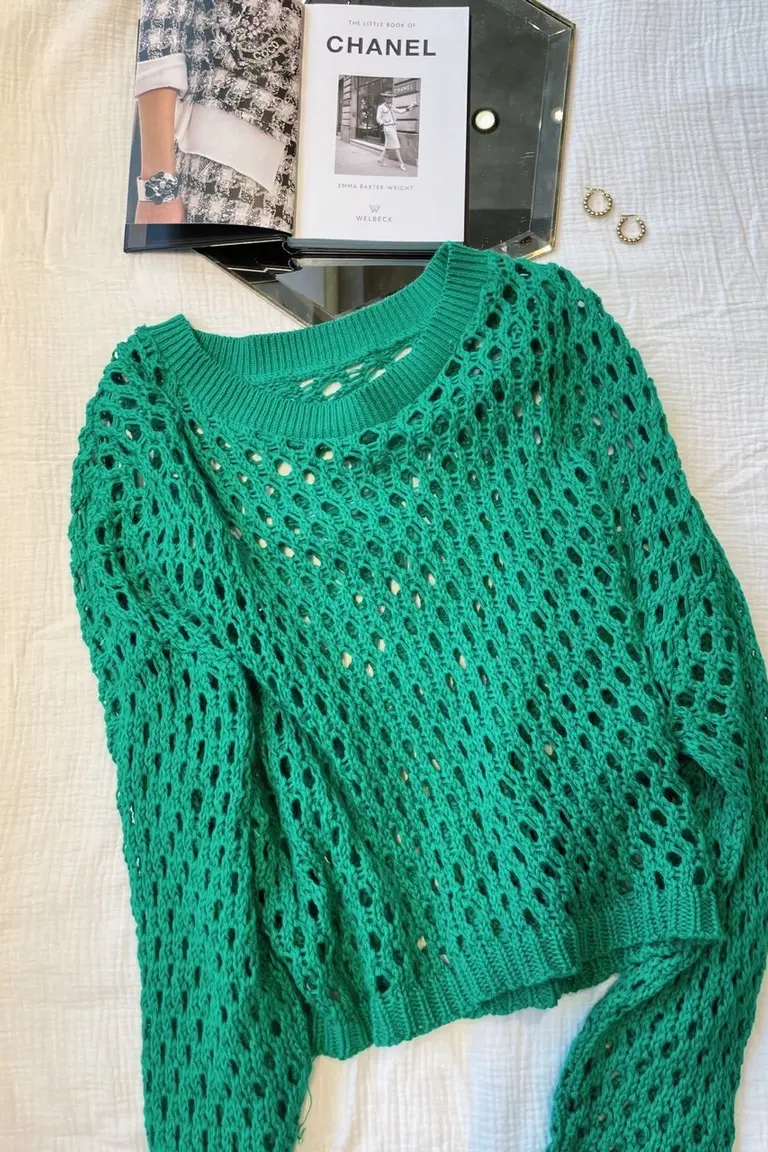 Sweater Calado Elegante de Hesed en Buzos y Sweaters para argentina