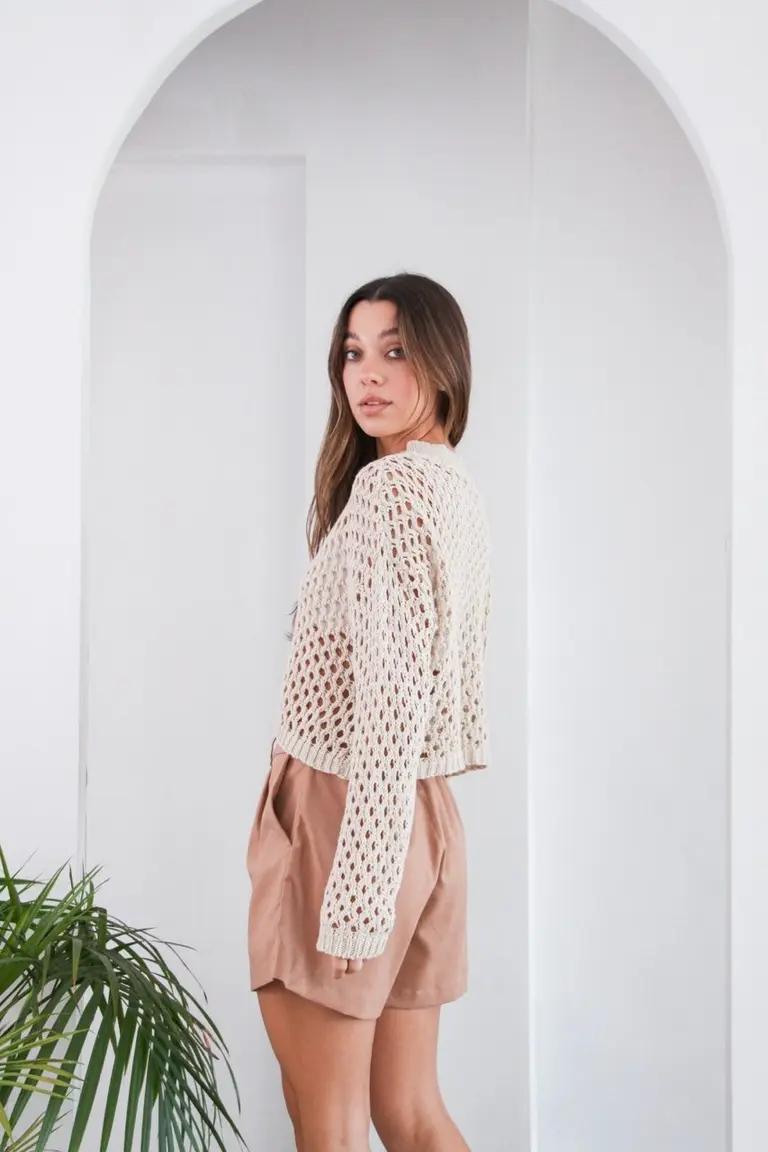 Sweater Calado Elegante de Hesed en Buzos y Sweaters para argentina