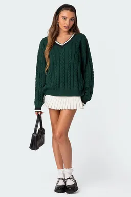 Sweater trenzado amoret de Edikted en Buzos y Sweaters para argentina