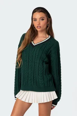 Sweater trenzado amoret de Edikted en Buzos y Sweaters para argentina