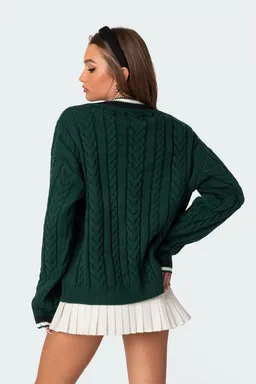 Sweater trenzado amoret de Edikted en Buzos y Sweaters para argentina