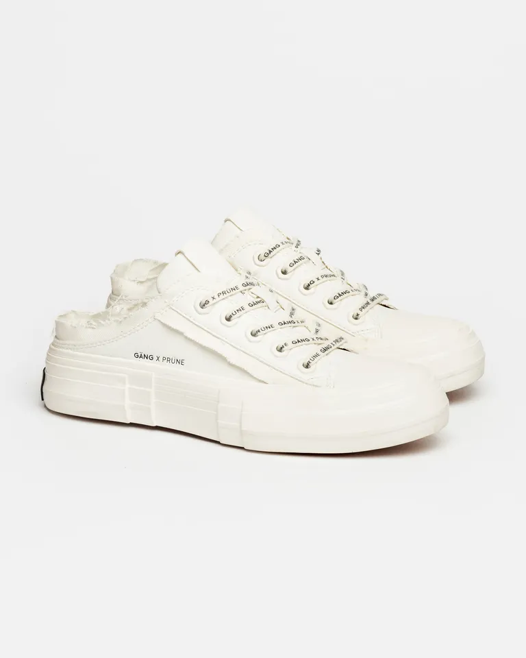 Zapatillas deportivas de estilo casual con efecto cuero y detalles de lona de Prüne en Zapatillas para argentina