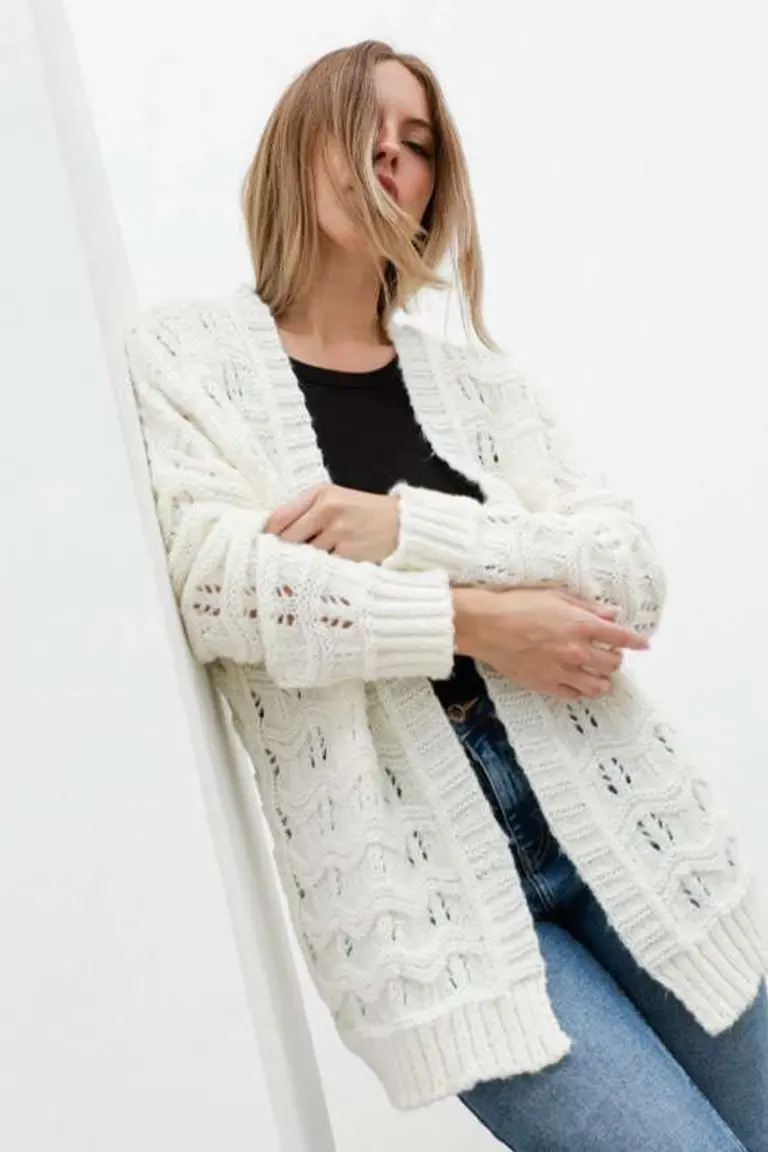 Saco Abierto Tramado de Hesed en Chaquetas para argentina