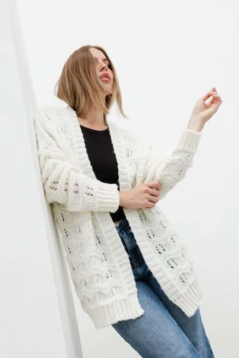 Saco Abierto Tramado de Hesed en Chaquetas para argentina