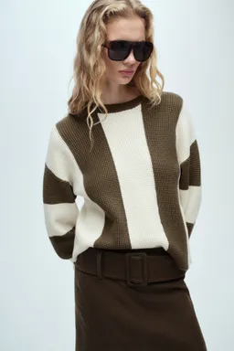 Jersey rayas punto de Mango en Buzos y Sweaters para argentina