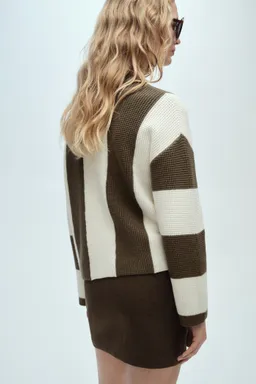 Jersey rayas punto de Mango en Buzos y Sweaters para argentina
