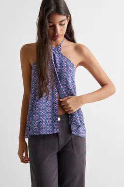 Top cruzado con estampa de Mango Teen en Tops para argentina